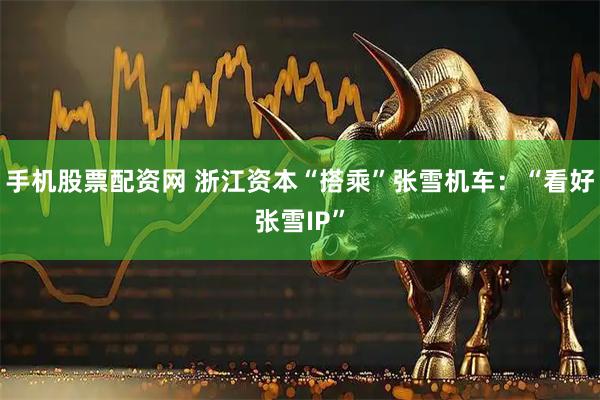 手机股票配资网 浙江资本“搭乘”张雪机车：“看好张雪IP”